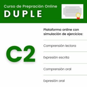 Curso de preparación DUPLE Online (C2)